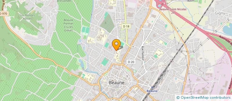 localisation de l'entreprise MADAME CARINE CLAVIERE à BEAUNE