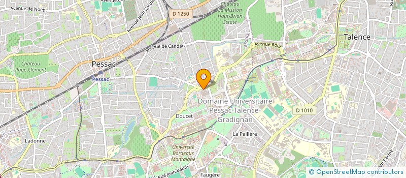 localisation de l'entreprise MADAME CARINE CLAVREUL  PESSAC