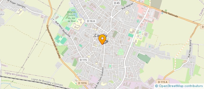 localisation de l'entreprise MADAME CARINE COGNET  CAUDRY