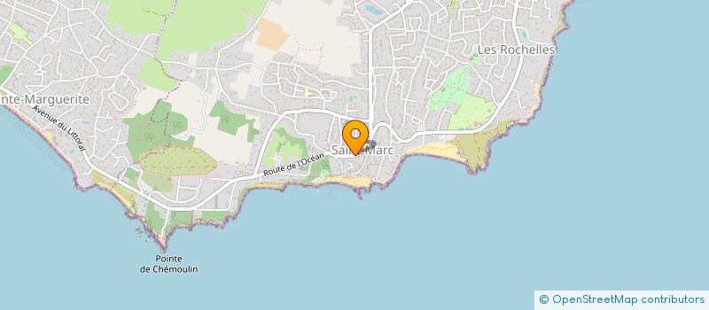 localisation de l'entreprise MADAME CARINE COGREL  SAINT-NAZAIRE