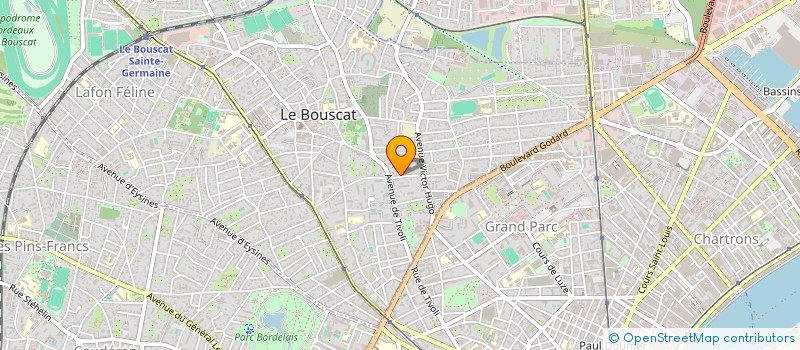 localisation de l'entreprise MADAME CARINE CORNEBERT  LE BOUSCAT