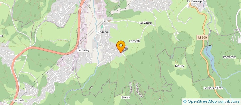 localisation de l'entreprise MADAME CARINE COTTIER  FIRMINY