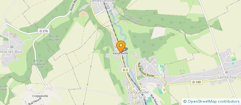 localisation de l'entreprise MADAME CARINE COURRAEY  HEUGLEVILLE-SUR-SCIE