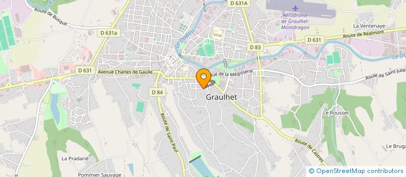 localisation de l'entreprise MADAME CARINE COURTES  CASTELNAU-DE-LEVIS