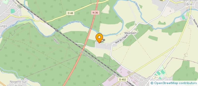 localisation de l'entreprise MADAME CARINE COURTOIS  CHAUMES-EN-BRIE