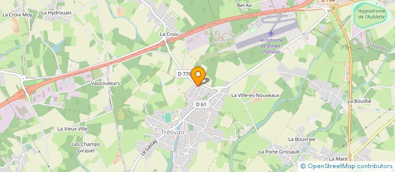 localisation de l'entreprise MADAME CARINE CREACH  TRELIVAN