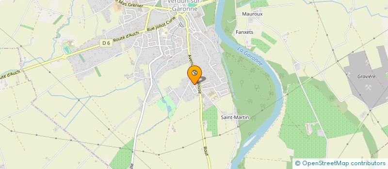 localisation de l'entreprise MADAME CARINE CROS  VERDUN-SUR-GARONNE