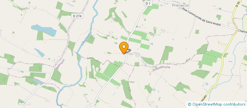 localisation de l'entreprise MADAME CARINE CUEILLENS  PRENERON