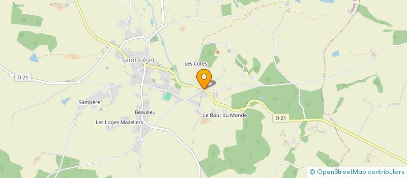 localisation de l'entreprise MADAME CARINE CUISSINAT à SAINT-LEON