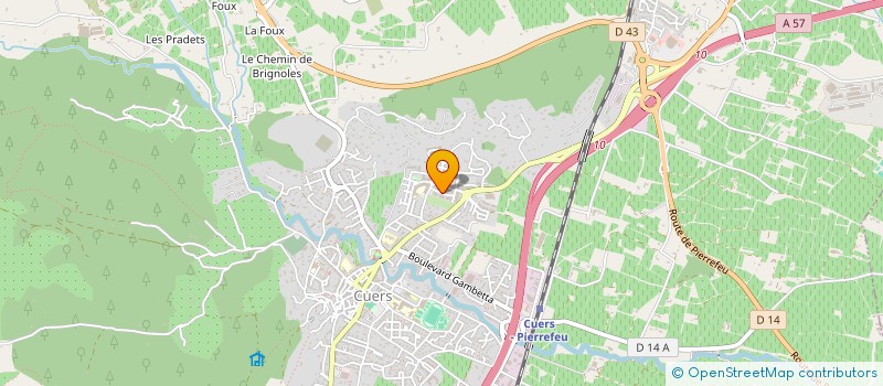 localisation de l'entreprise MADAME CARINE CUSMAN  CUERS