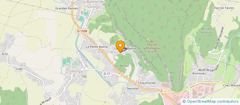 localisation de l'entreprise MADAME CARINE DA CUNHA MARTINS  SILLINGY