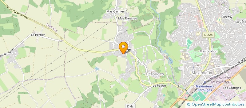 localisation de l'entreprise MADAME CARINE DA SILVA  PEROUGES