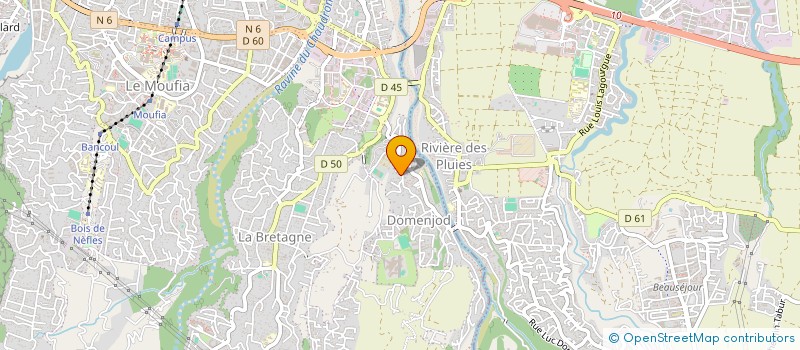 localisation de l'entreprise MADAME CARINE DAMBREVILLE à SAINT-DENIS