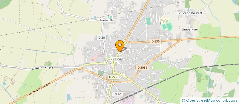 localisation de l'entreprise MADAME CARINE DANGENNE  LEZOUX