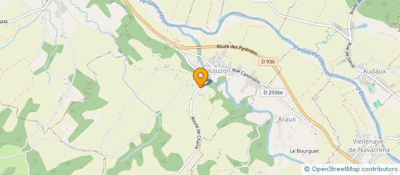 localisation de l'entreprise MADAME CARINE DARRACQ  ARAUJUZON