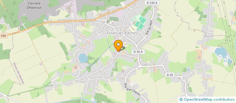 localisation de l'entreprise MADAME CARINE DASSONNEVILLE  FLINES-LEZ-RACHES