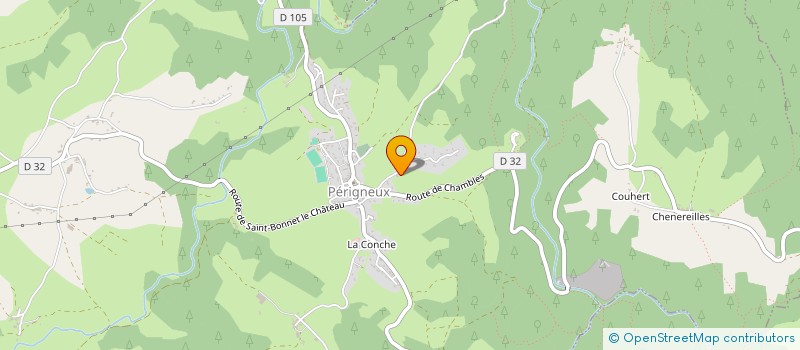 localisation de l'entreprise MADAME CARINE DAVIER  PERIGNEUX