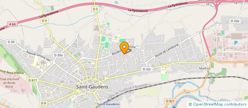 localisation de l'entreprise MADAME CARINE DEBRUILLE  CASSAGNABERE-TOURNAS