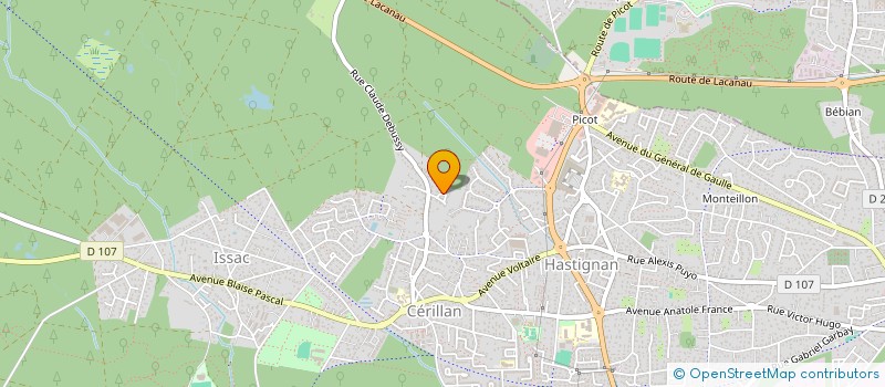 localisation de l'entreprise MADAME CARINE DELHOSTE  SAINT-MEDARD-EN-JALLES