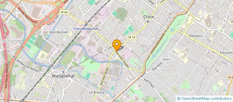 localisation de l'entreprise MADAME CARINE DESCAMPS  CROIX