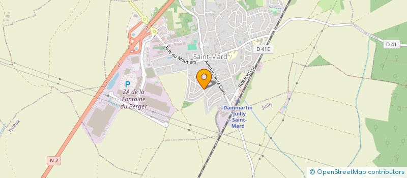 localisation de l'entreprise MADAME CARINE DEVAUX  SAINT-MARD