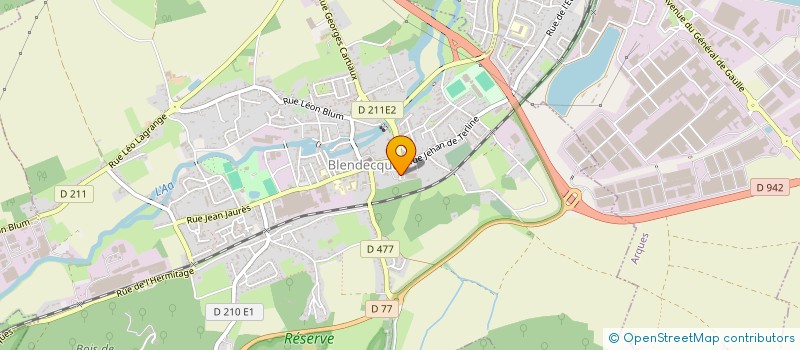 localisation de l'entreprise MADAME CARINE DHANEUS  BLENDECQUES