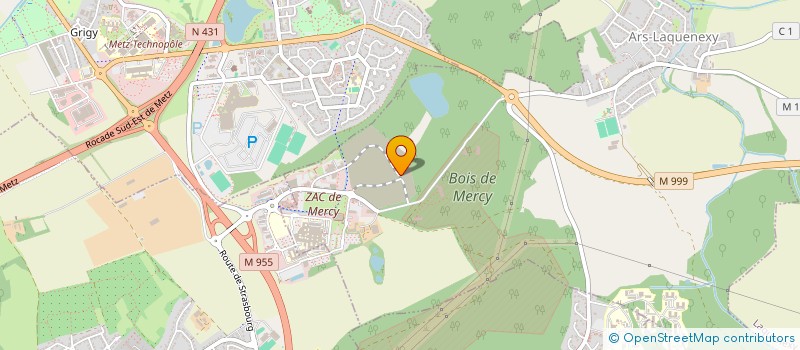 localisation de l'entreprise MADAME CARINE DIETRICH  ARS LAQUENEXY