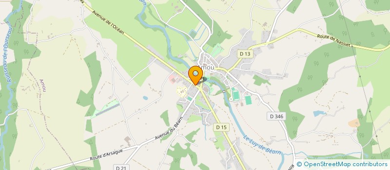 localisation de l'entreprise MADAME CARINE DIGUE  BONNEGARDE