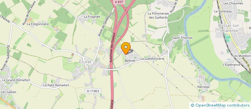 localisation de l'entreprise MADAME CARINE DILLOT  SAINTES