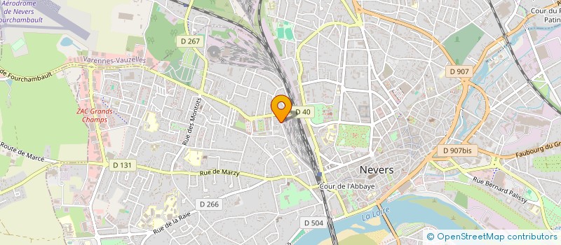 localisation de l'entreprise MADAME CARINE DIODONNAT  NEVERS