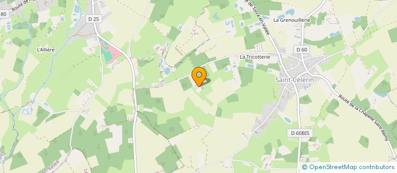 localisation de l'entreprise MADAME CARINE DION  SAINT-CELERIN