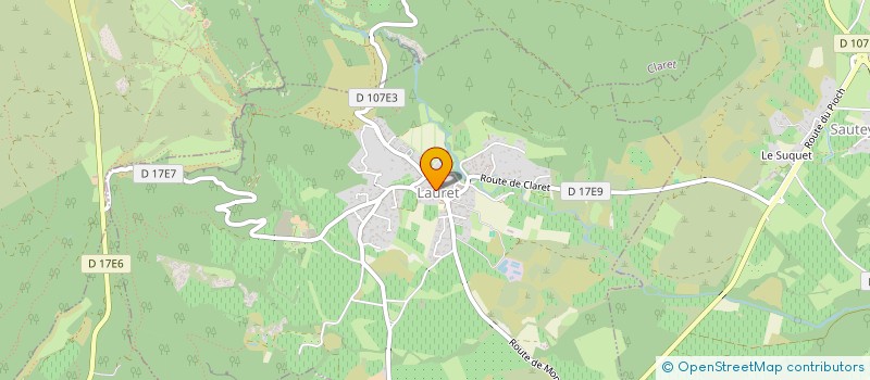 localisation de l'entreprise MADAME CARINE DOMERGUE  LAURET