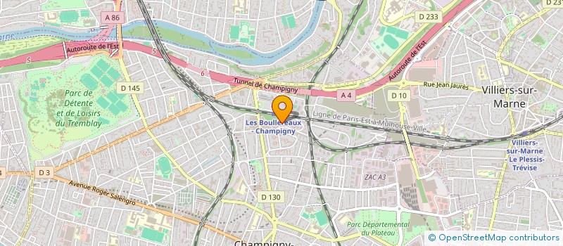 localisation de l'entreprise MADAME CARINE DOSSE  CHAMPIGNY-SUR-MARNE