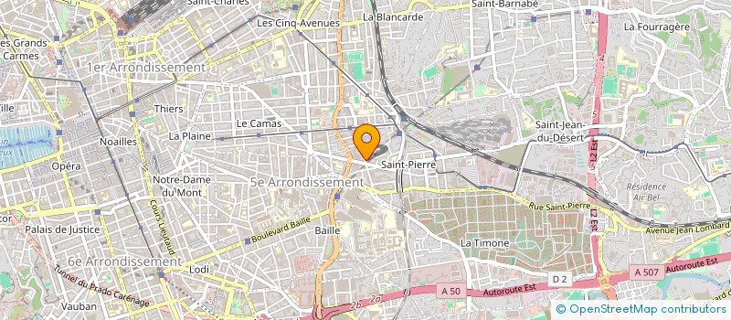 localisation de l'entreprise MADAME CARINE DUBOIS à MARSEILLE