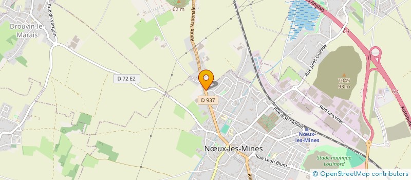 localisation de l'entreprise MADAME CARINE DUBOIS à NŒUX-LES-MINES