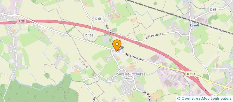 localisation de l'entreprise MADAME CARINE DUCHENE  SARS-ET-ROSIERES