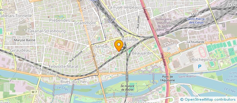 localisation de l'entreprise MADAME CARINE DUEZ  TOURS