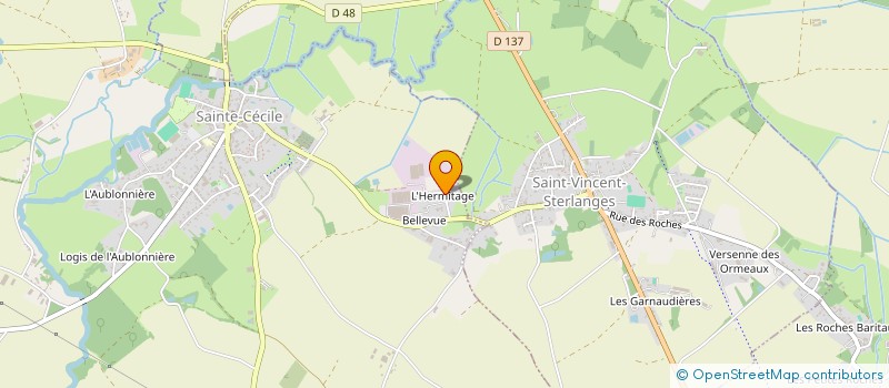 localisation de l'entreprise MADAME CARINE DUPUY DE LA GRAND RIVE  SAINTE-CECILE