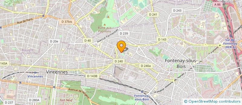 localisation de l'entreprise MADAME CARINE ESCOBAR à FONTENAY-SOUS-BOIS