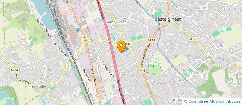 localisation de l'entreprise MADAME CARINE ESTRADE  SAINT-ALBAN