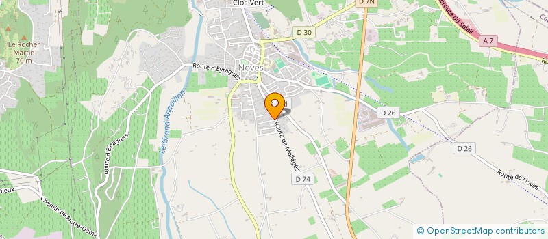 localisation de l'entreprise MADAME CARINE FARRAUTO  NOVES