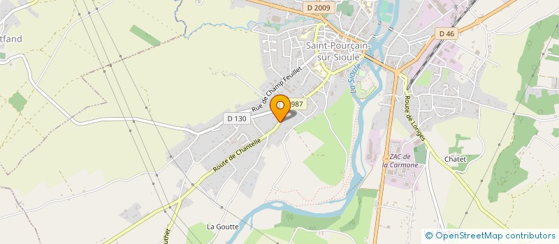 localisation de l'entreprise MADAME CARINE FAURY à SAINT-POURCAIN-SUR-SIOULE