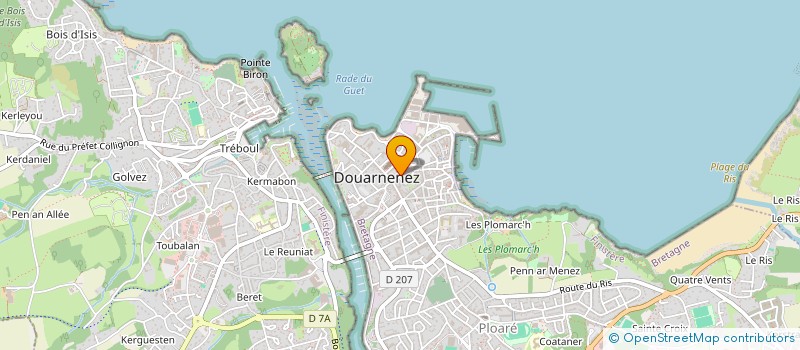 localisation de l'entreprise MADAME CARINE FAYOLA à DOUARNENEZ