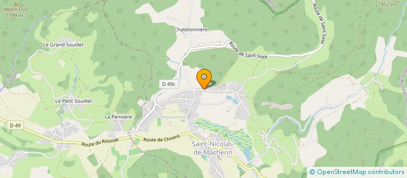 localisation de l'entreprise MADAME CARINE FAZIO  SAINT-NICOLAS-DE-MACHERIN