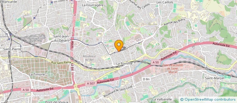 localisation de l'entreprise MADAME CARINE FELIX  MARSEILLE