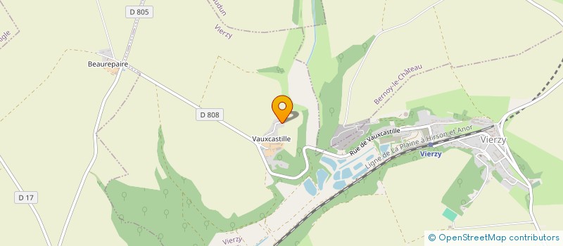 localisation de l'entreprise MADAME CARINE FERY  VIERZY