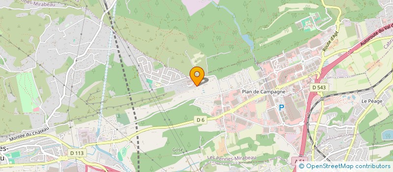 localisation de l'entreprise MADAME CARINE FESTINO  LES PENNES-MIRABEAU