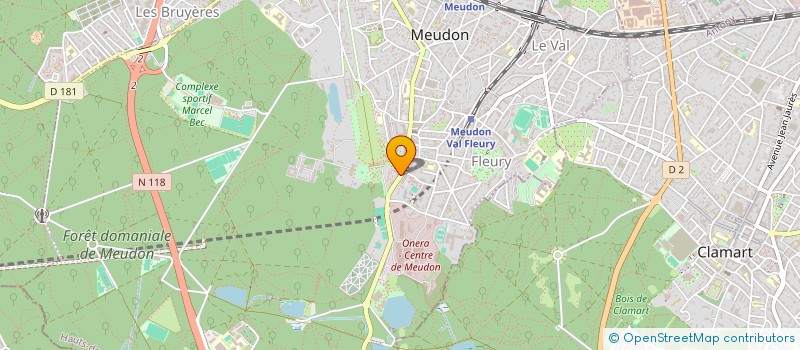 localisation de l'entreprise MADAME CARINE FISSET  MEUDON