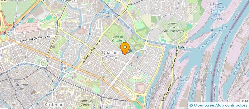 localisation de l'entreprise MADAME CARINE FORGEOIS à STRASBOURG