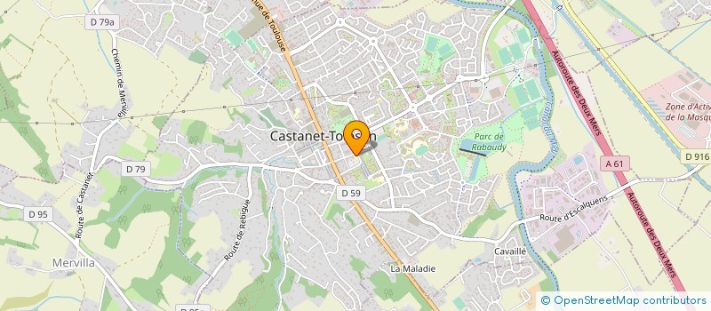 localisation de l'entreprise MADAME CARINE FORTIN à CASTANET-TOLOSAN